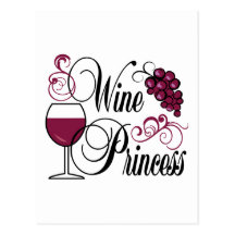 Princesa del vino postal