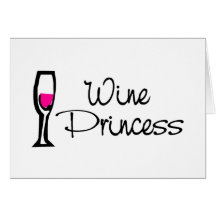 Princesa del vino tarjetas