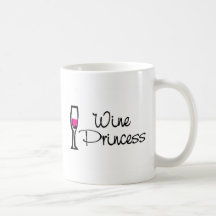 Princesa del vino tazas
