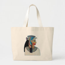 Princesa egipcia bolsa lienzo