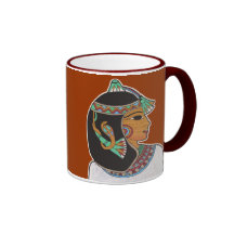 Princesa egipcia tazas de café