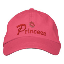 Princesa Embroidered Hat Gorras Bordadas