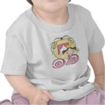 Princesa en camisetas y regalos del carro