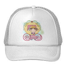 Princesa en camisetas y regalos del carro gorros  