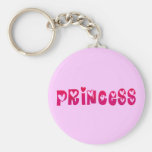 Princesa en corazones llaveros personalizados