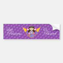 Princesa encantada pegatina para el parachoques pegatina de parachoque