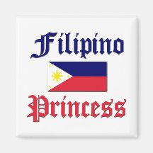 Princesa filipina imanes de nevera
