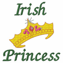 Princesa irlandesa personalizada Embroidered