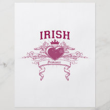 Princesa irlandesa tarjetas publicitarias