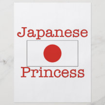 Princesa japonesa tarjetas informativas