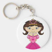 Princesa Keychain de la tiara Llavero