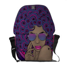 Princesa la bolsa de mensajero de Nubian Bolsas De Mensajería