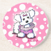 Princesa Maltese Coaster de la moda Posavasos Cerveza