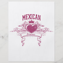 Princesa mexicana tarjetón