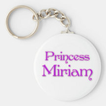 Princesa Miriam Llaveros Personalizados