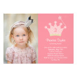 Princesa Party Photo Birthday Invitation Comunicado Personalizado