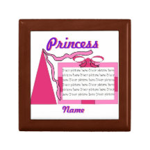Princesa Pink/caja de regalo de la imagen del rosa