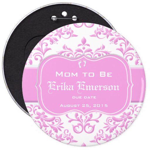 Princesa Pink Floral Damask