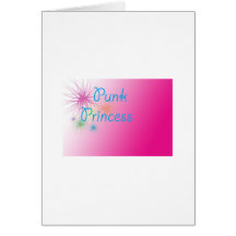 Princesa punky tarjetón