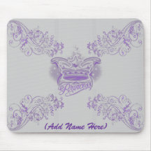 Princesa púrpura personalizada - Mousepad Tapete De Ratones