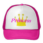Princesa Real del oro Gorro