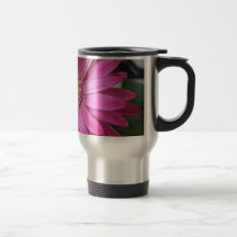 Princesa rosada de la margarita taza de café