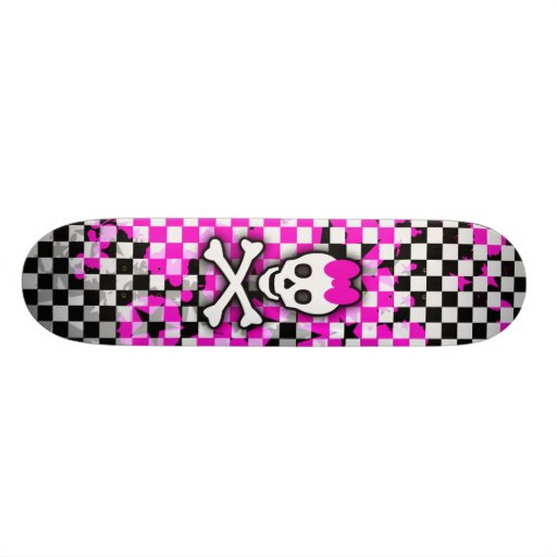 Princesa Skull Girls Skateboard Monopatín