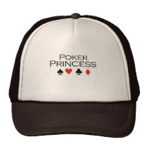 Princesa T-shirt del póker Gorra