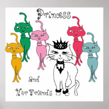 Princesa y sus amigos impresiones