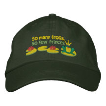 Príncipe de la rana gorra de beisbol