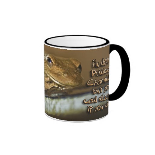 Príncipe el encantar de la rana taza de café
