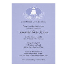 Príncipe Frog Themed Bridal Shower Invitacion Personalizada