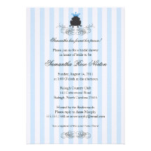 Príncipe Frog Themed Bridal Shower Comunicados Personalizados