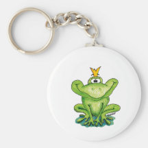 Príncipe lindo y caprichoso de la rana de Gerda St Llaveros Personalizados