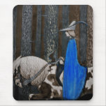 Príncipe y Tomte (gnomo) en el bosque Alfombrilla De Ratones