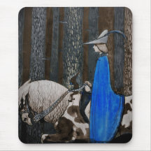 Príncipe y Tomte (gnomo) en el bosque Alfombrilla De Ratones