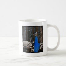 Príncipe y Tomte (gnomo) en el bosque Taza
