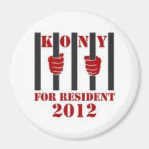 Prisión de José Kony de la parada de Kony 2012 Imán De Frigorífico