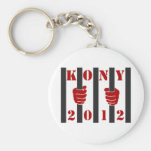 Prisión de José Kony de la parada de Kony 2012 Llavero