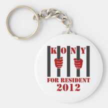Prisión de José Kony de la parada de Kony 2012 Llavero Personalizado