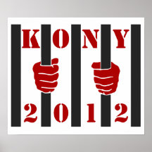 Prisión de José Kony de la parada de Kony 2012 Impresiones