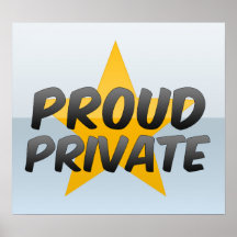 Privado orgulloso posters