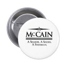 PRO-MCCAIN: SENADOR Y SOLDADO PIN