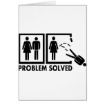 Problema solucionado - hombre felicitacion 