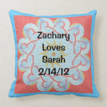 Proclame su amor - almohada personalizada