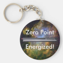 Producto del promo de la energía de punto cero llaveros personalizados