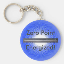 Producto del promo de la energía de punto cero llavero personalizado
