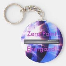 Producto del promo de la energía de punto cero llavero personalizado