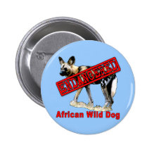 Productos animales en peligro africanos del perro  pin