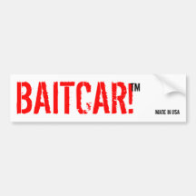 PRODUCTOS DE BAIT-CAR.COM PEGATINA DE PARACHOQUE